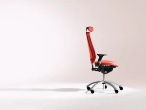 Siège ergonomique RH Logic 400 noir avec dossier haut et accoudoirs réglables